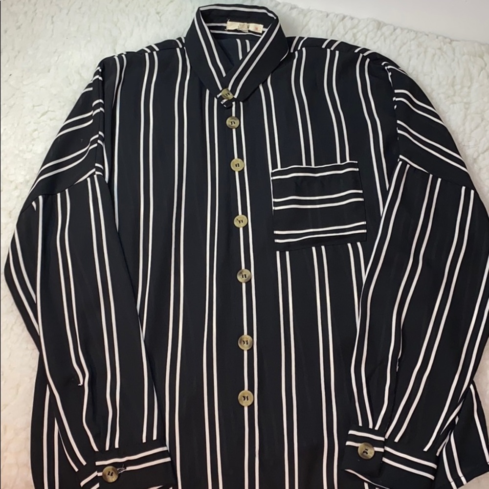 M Boutique Stripped Blouse / Button up